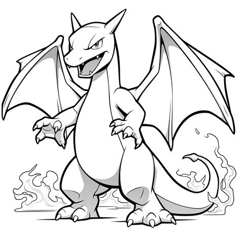 charizard coloring page|Charizard Coloring Pages 